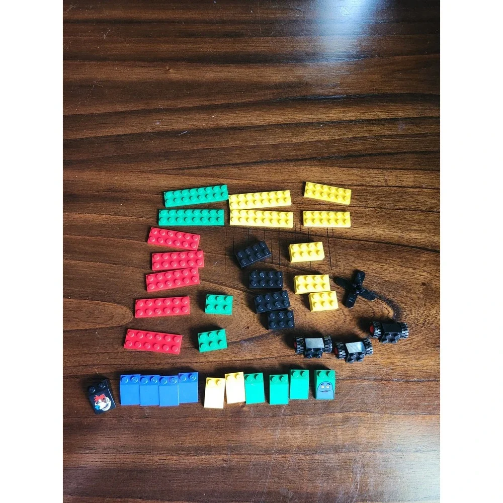 37 LEGO Peices from vintage 1999 McDonalds set. Grimace, Sundae the Dog etc